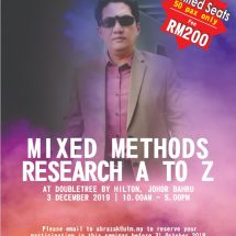 Mixed Methods Research A to Z: One Day Seminar by Dr Othman Talib
